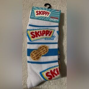 Men’s  / Unisex novelty socks Skippy peanut butter Fits shoe size 6-12